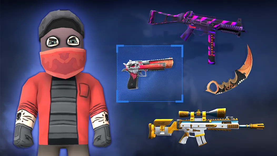 KUBOOM 3D: FPS Shooting Games [МОД Unlocked] APK Android Screenshot 3