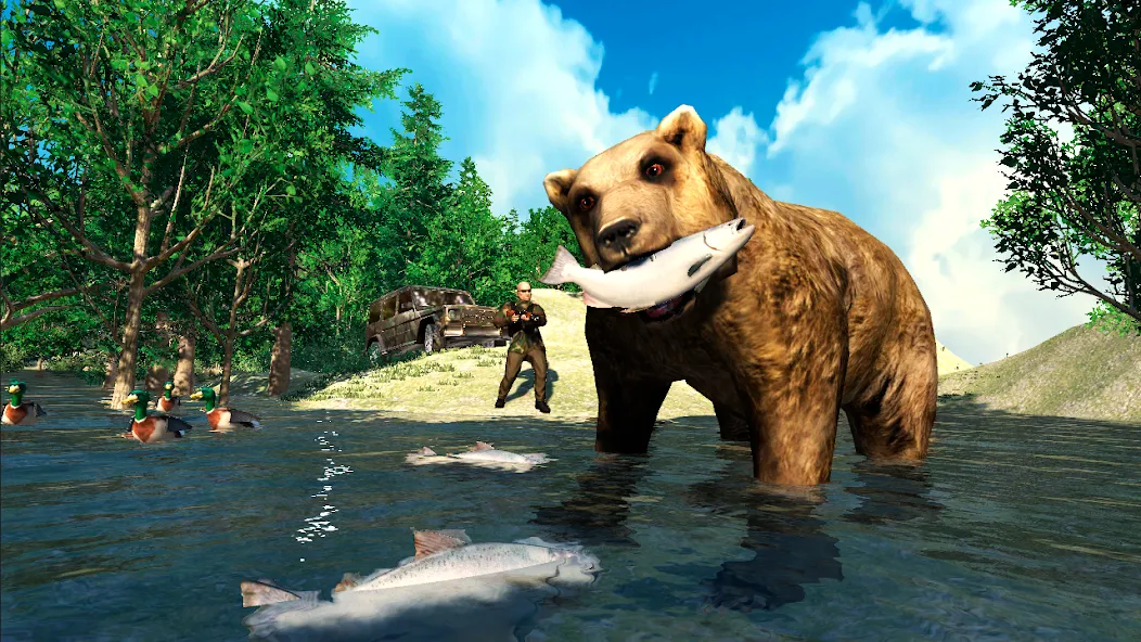 Hunting Simulator 4x4 [МОД Все открыто] APK Android Screenshot 3