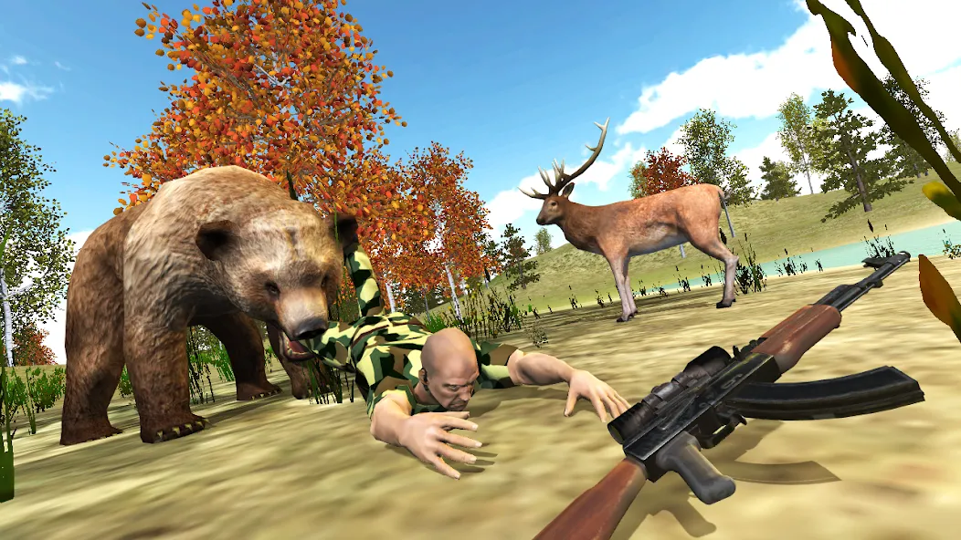 Hunting Simulator 4x4 [МОД Все открыто] APK Android Screenshot 4