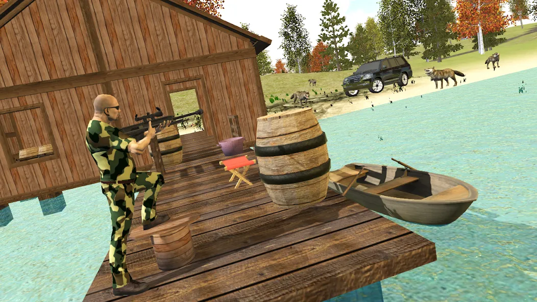 Hunting Simulator 4x4 [МОД Все открыто] APK Android Screenshot 5