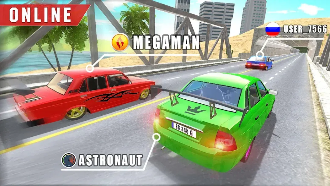 Real Cars Online Racing [МОД Меню] APK Android Screenshot 3