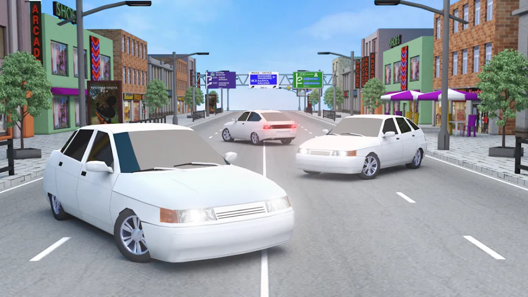 Russian Cars: 10 and 12 [МОД Бесконечные монеты] APK Android Screenshot 1