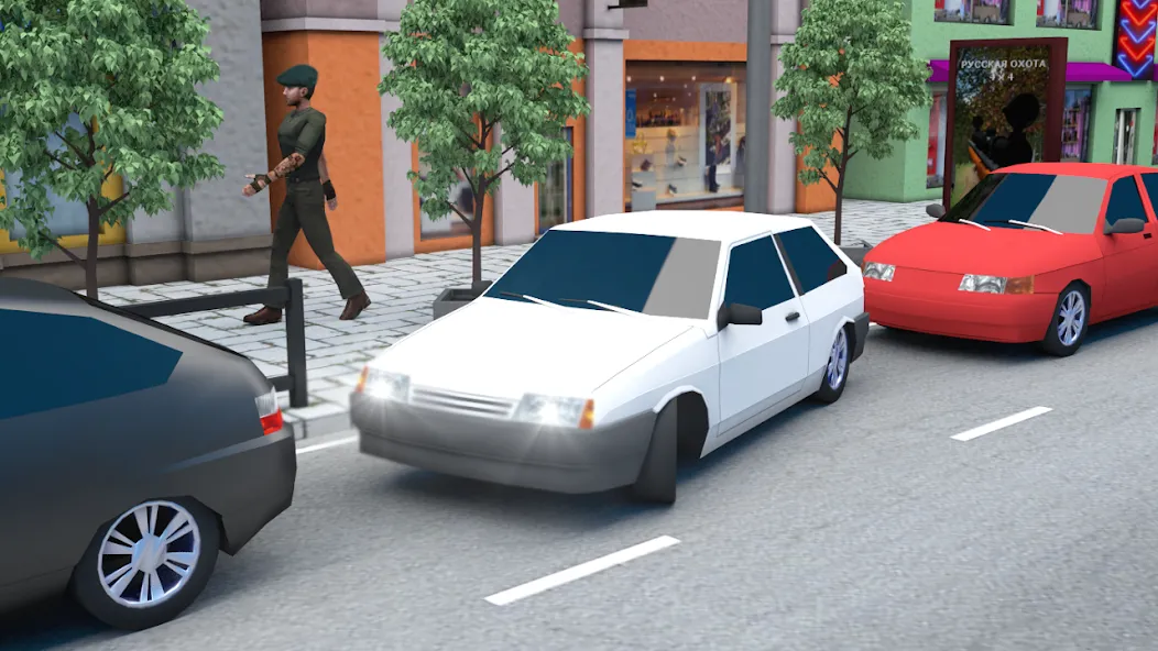 Russian Cars: 8 in City [МОД Все открыто] APK Android Screenshot 1
