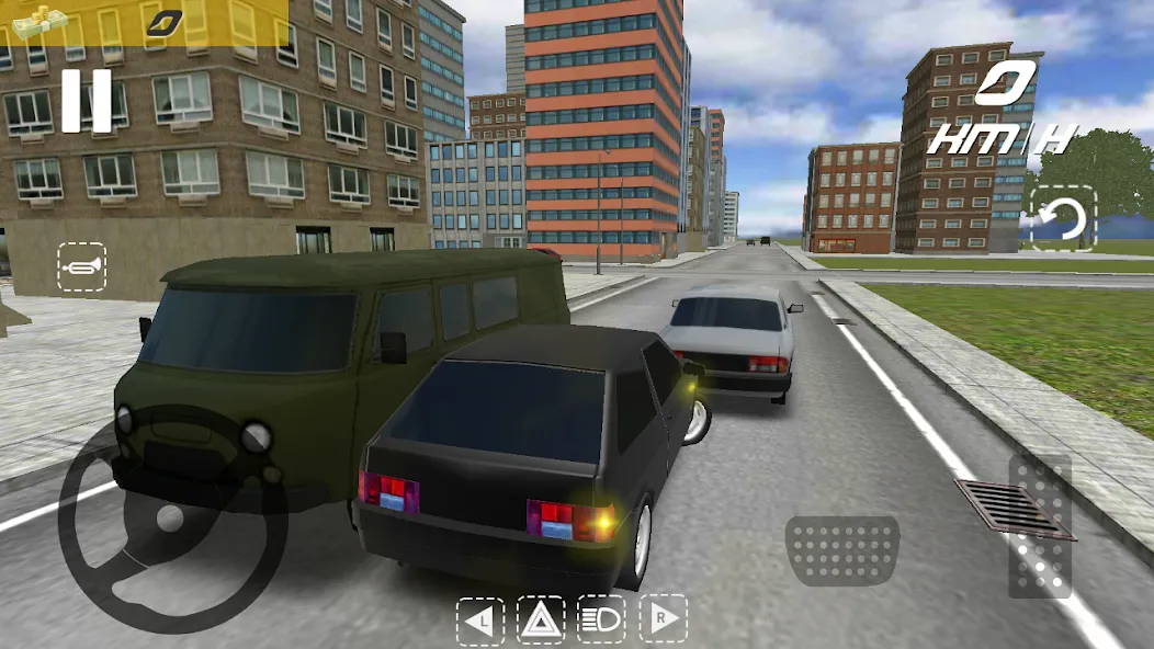 Russian Cars: 8 in City [МОД Все открыто] APK Android Screenshot 3