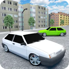Russian Cars: 8 in City [МОД Все открыто] APK Android