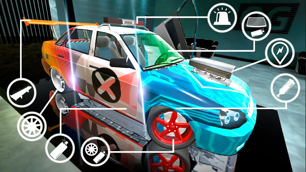 Russian Cars: Priorik 2 [МОД Меню] APK Android Screenshot 2