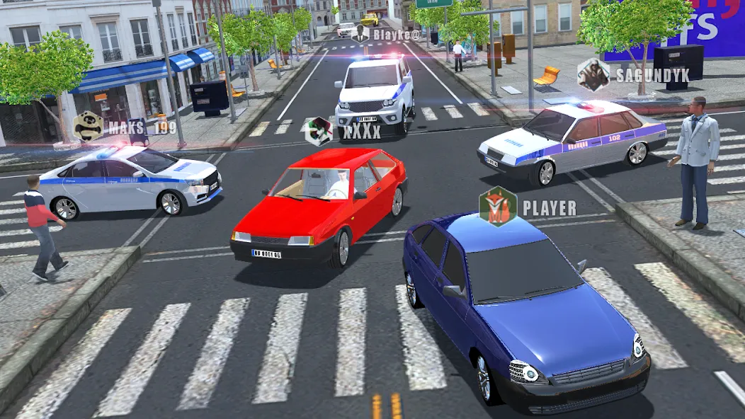 Russian Cars Simulator [МОД Mega Pack] APK Android Screenshot 1