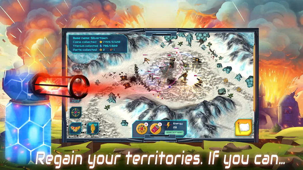 Boulder Base: Defense Strategy (Боулдер Бейс) [МОД Много денег] APK Android Screenshot 5