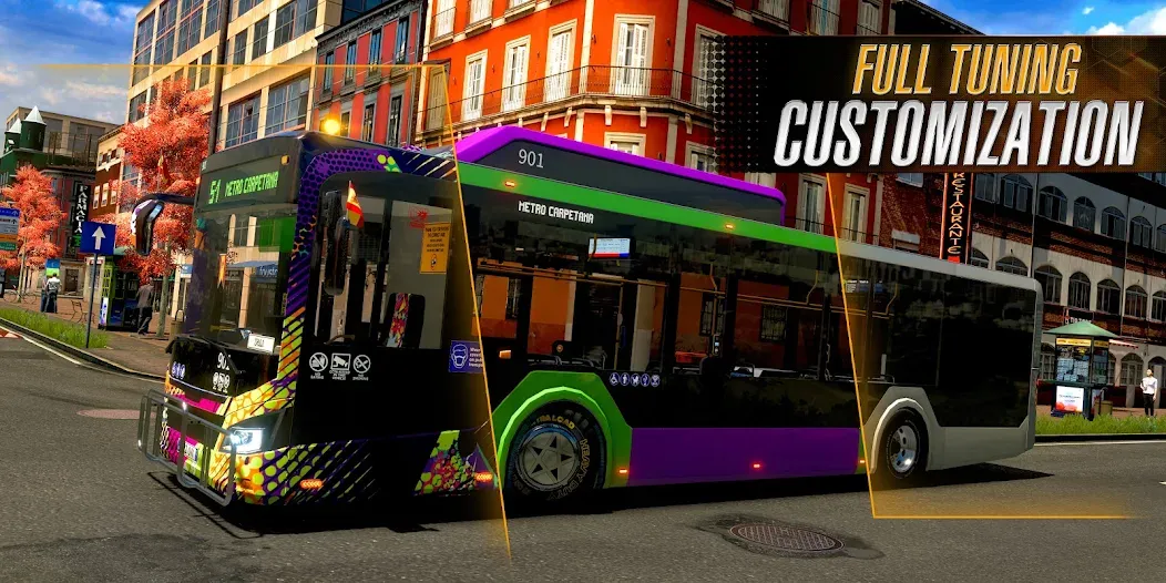 Bus Simulator 2023 (Бус Симулятор 2023) [МОД Бесконечные монеты] APK Android Screenshot 4