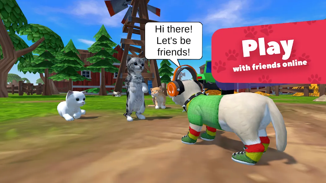 Cat Simulator - Animal Life [МОД Много денег] APK Android Screenshot 2