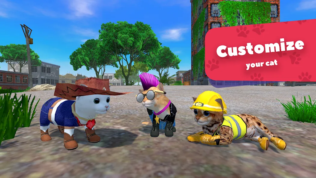 Cat Simulator - Animal Life [МОД Много денег] APK Android Screenshot 3