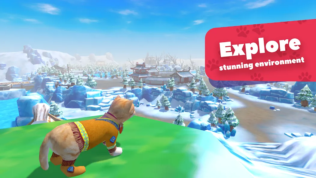 Cat Simulator - Animal Life [МОД Много денег] APK Android Screenshot 4