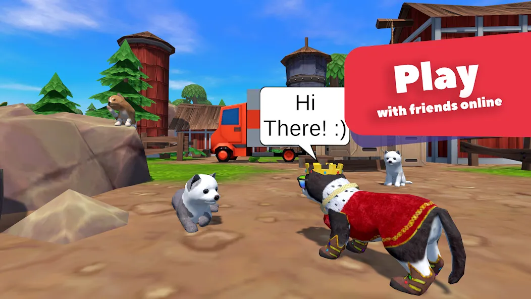 Dog Simulator - Animal Life [МОД Premium] APK Android Screenshot 2