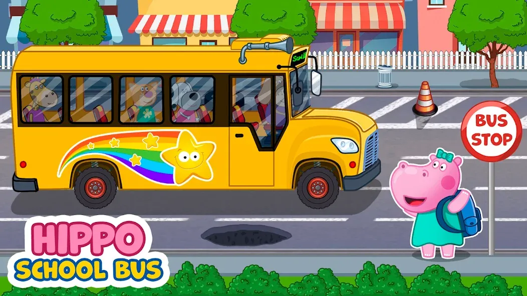 Kids School Bus Adventure [МОД Unlocked] APK Android Screenshot 1