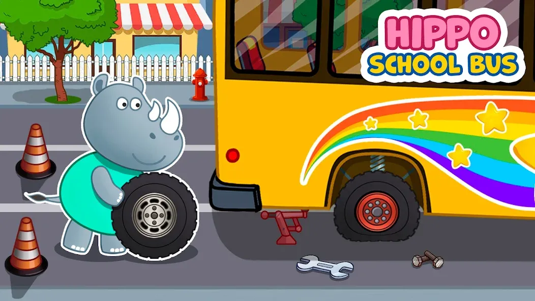 Kids School Bus Adventure [МОД Unlocked] APK Android Screenshot 4