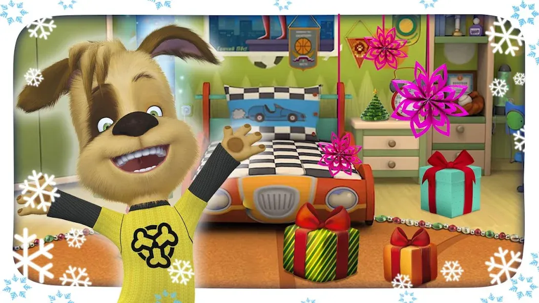 Барбоскины: Вырезаем снежинки [МОД Mega Pack] APK Android Screenshot 4