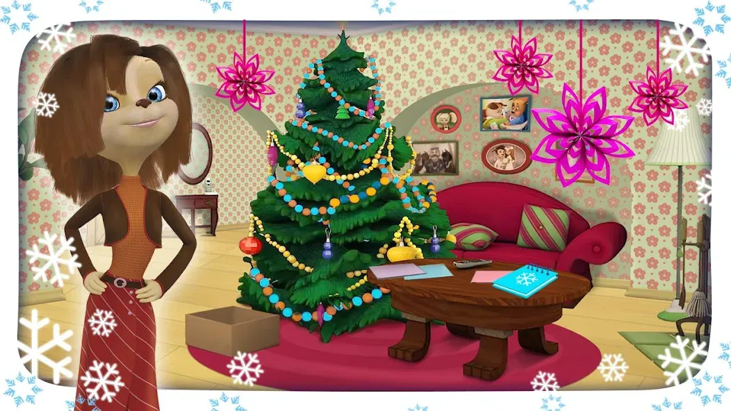 Барбоскины: Вырезаем снежинки [МОД Mega Pack] APK Android Screenshot 5
