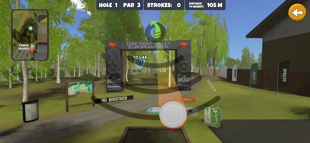 Disc Golf Valley (Диск Гольф Вэлли) [МОД Все открыто] APK Android Screenshot 1