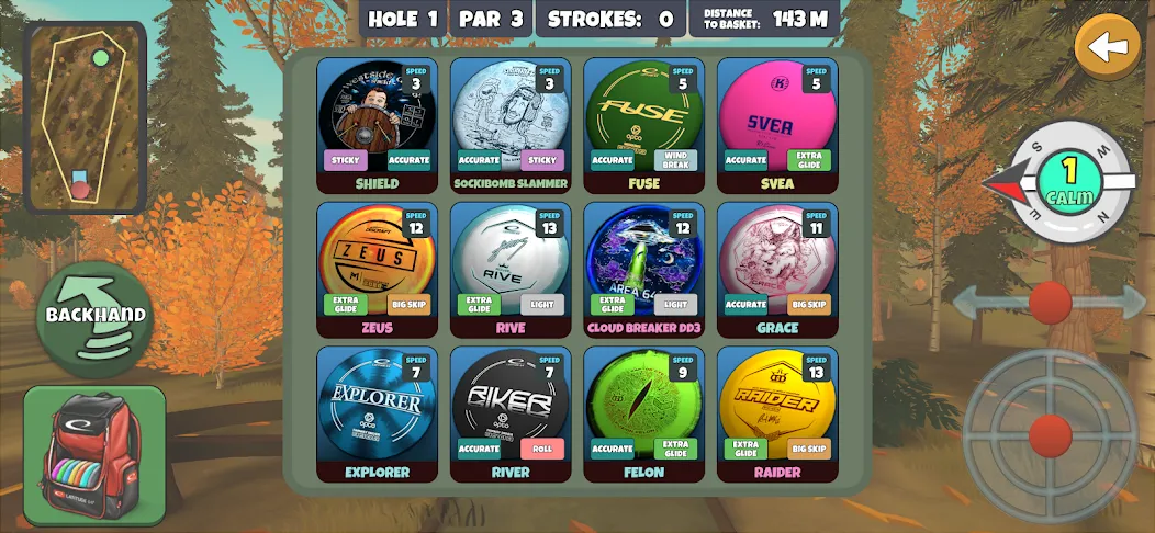 Disc Golf Valley (Диск Гольф Вэлли) [МОД Все открыто] APK Android Screenshot 3