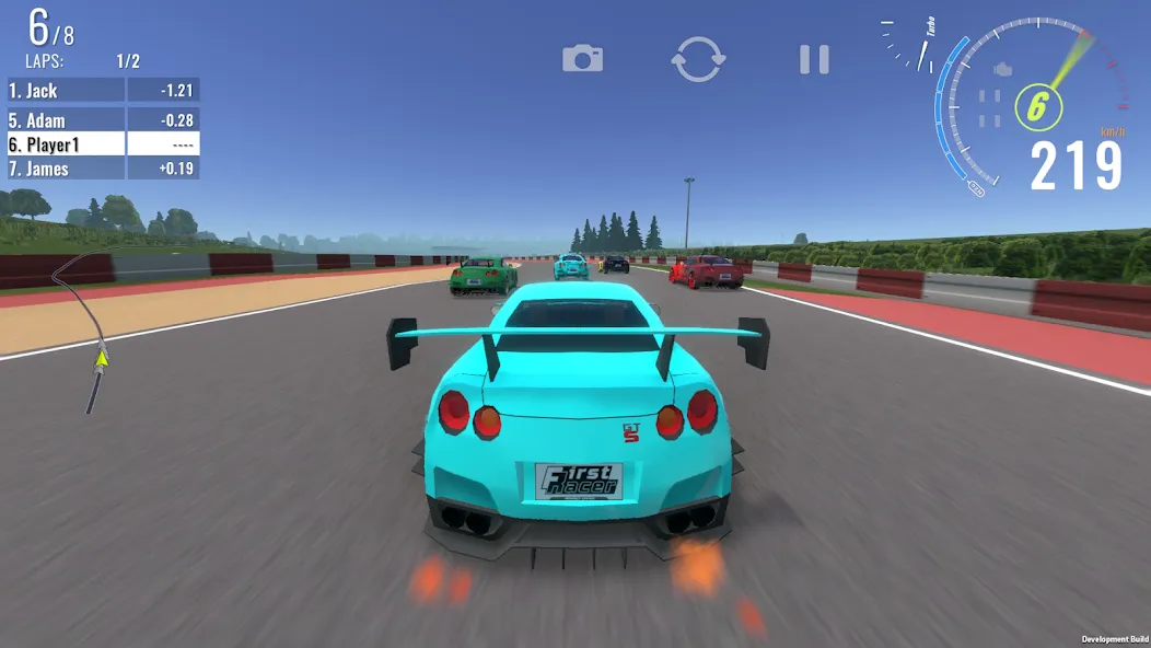 First Racer (Фрст Рейсер) [МОД Unlocked] APK Android Screenshot 1