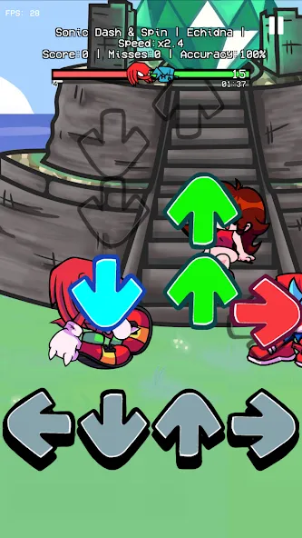 Dashin Spin Rhythm Battle (ФНФ Дэшин Спин Музик Мод) [МОД Premium] APK Android Screenshot 4