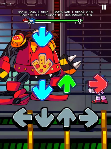 Dashin Spin Rhythm Battle (ФНФ Дэшин Спин Музик Мод) [МОД Premium] APK Android Screenshot 5