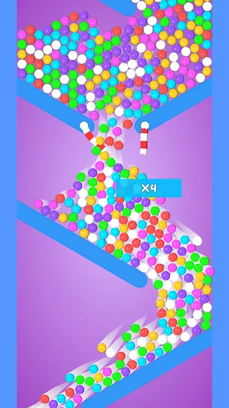 Balls and Ropes: Cut 'n Bounce (Боллс энд Роупс) [МОД Много денег] APK Android Screenshot 2