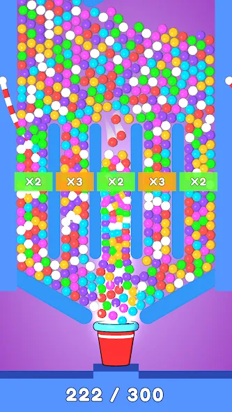 Balls and Ropes: Cut 'n Bounce (Боллс энд Роупс) [МОД Много денег] APK Android Screenshot 4