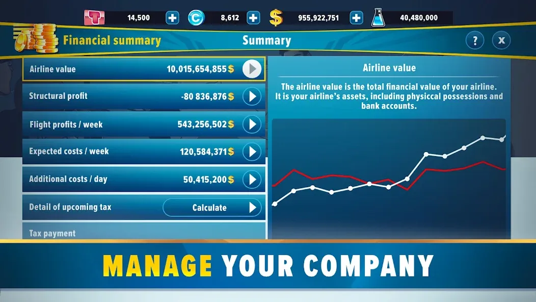 Airlines Manager: Plane Tycoon (Эйрлайнс Менеджер) [МОД Много денег] APK Android Screenshot 5
