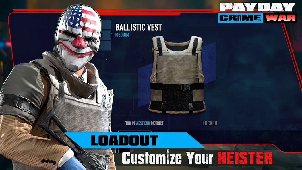 PAYDAY: Crime War (Пейдей) [МОД Меню] APK Android Screenshot 1