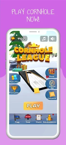 Cornhole 3D: Nations League (Корнхол 3Д) [МОД Unlocked] APK Android Screenshot 1