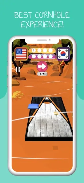 Cornhole 3D: Nations League (Корнхол 3Д) [МОД Unlocked] APK Android Screenshot 5