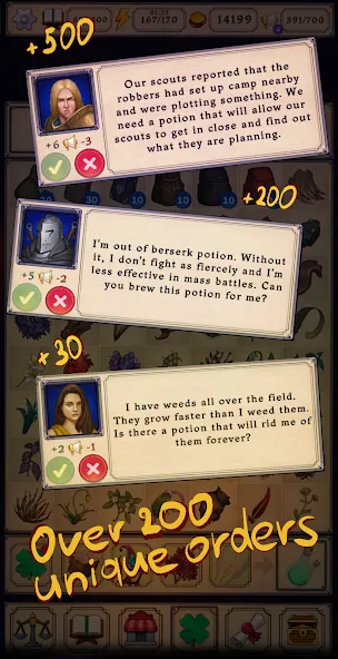 Potion shop: Alchemy Simulator (Пошоп) [МОД Mega Pack] APK Android Screenshot 2