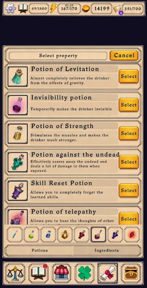 Potion shop: Alchemy Simulator (Пошоп) [МОД Mega Pack] APK Android Screenshot 4