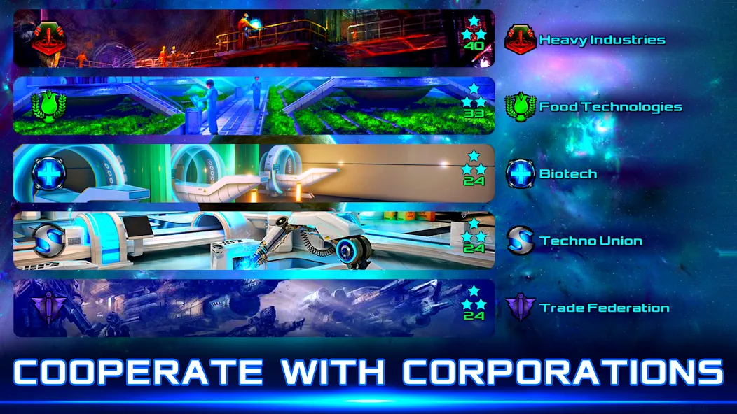 Idle Space Business Tycoon (Айдл Спейс Бизнес Тайкун) [МОД Бесконечные монеты] APK Android Screenshot 3