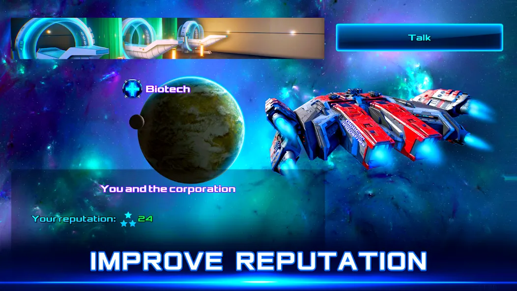 Idle Space Business Tycoon (Айдл Спейс Бизнес Тайкун) [МОД Бесконечные монеты] APK Android Screenshot 4