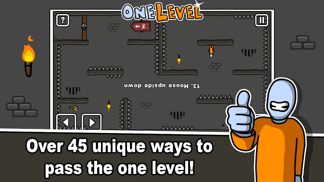 One Level: Stickman Jailbreak (Уан Левел) [МОД Premium] APK Android Screenshot 2
