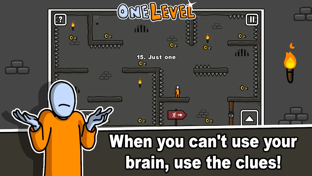 One Level: Stickman Jailbreak (Уан Левел) [МОД Premium] APK Android Screenshot 5