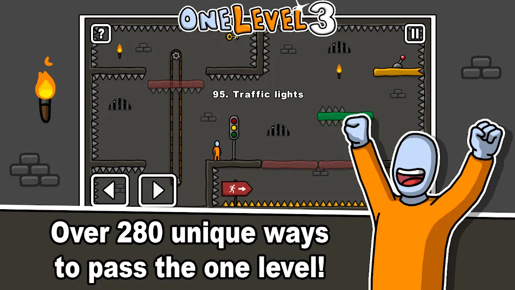 One Level 3 Stickman Jailbreak (Один Уровень 3) [МОД Premium] APK Android Screenshot 2
