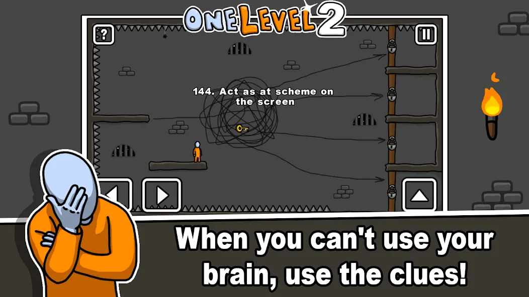 One Level 2 Stickman Jailbreak (Уан Левел 2) [МОД Mega Pack] APK Android Screenshot 5