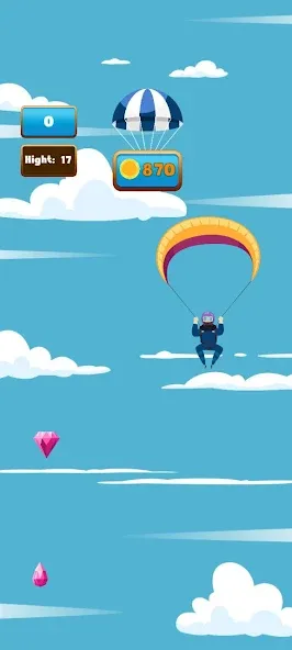 The Parachute (Зе Пэрашют) [МОД Mega Pack] APK Android Screenshot 4