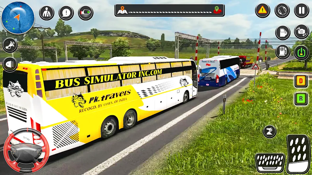 City Coach Bus City Bus Games [МОД Бесконечные монеты] APK Android Screenshot 2