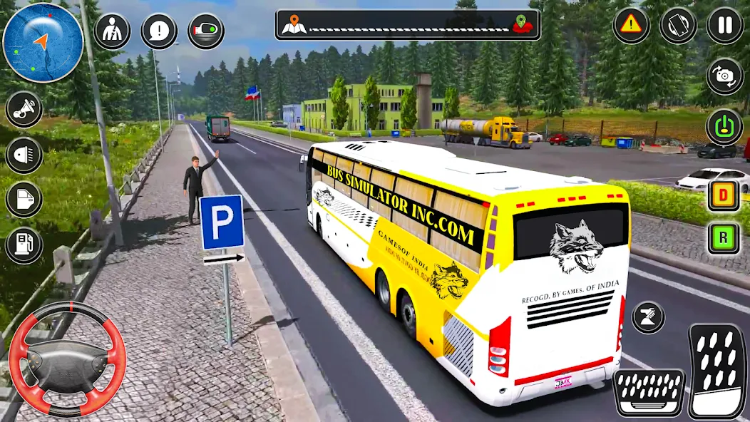 City Coach Bus City Bus Games [МОД Бесконечные монеты] APK Android Screenshot 5