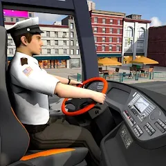 City Coach Bus City Bus Games [МОД Бесконечные монеты] APK Android