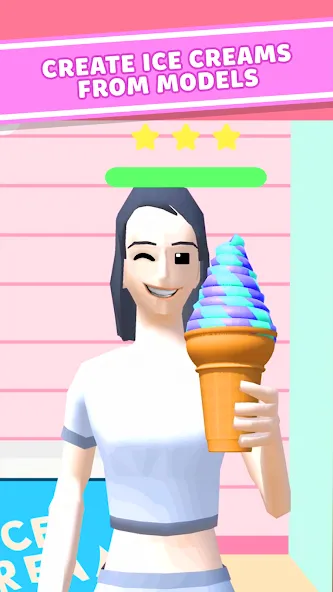 Ice Cream Inc. ASMR, DIY Games [МОД Unlocked] APK Android Screenshot 3