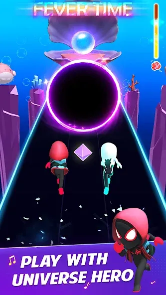 Universe Hero 3D - Music&Swing (Юниверс Хиро 3Д) [МОД Unlocked] APK Android Screenshot 4