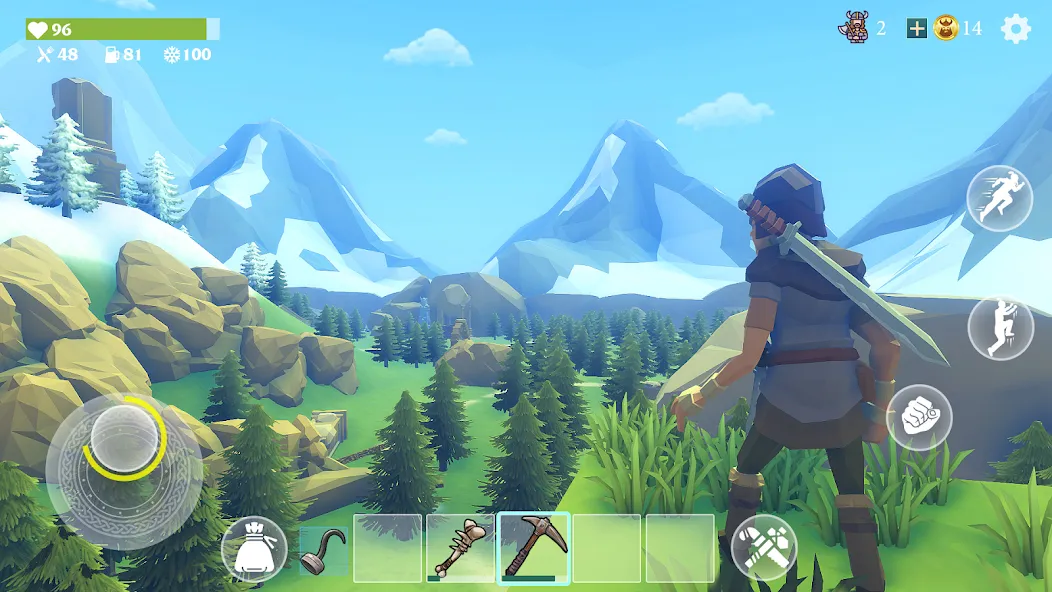 Last Viking: God of Valhalla (Ласт Вайкинг) [МОД Меню] APK Android Screenshot 1
