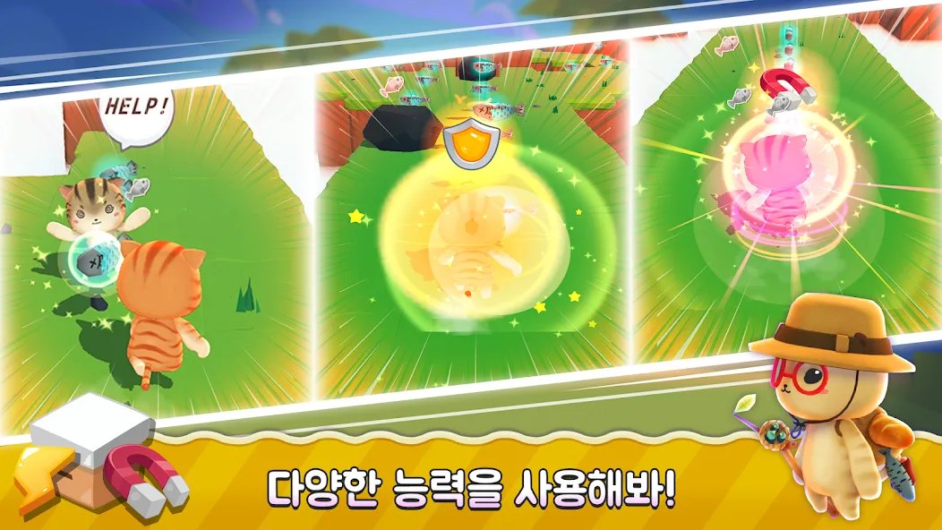 Super Cats Run (Супер Кэтс Ран) [МОД Бесконечные монеты] APK Android Screenshot 3