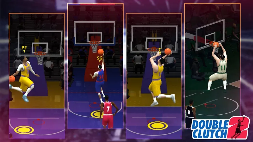 DoubleClutch 2 : Basketball (ДаблКлач 2) [МОД Mega Pack] APK Android Screenshot 2
