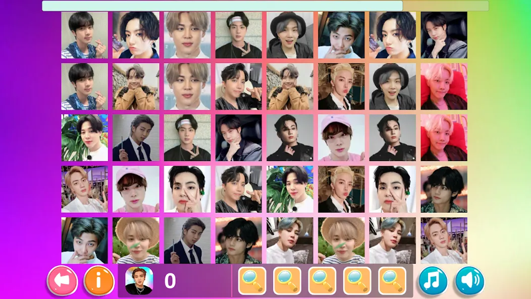 Bangtan Memory (Бангтан Мемори) [МОД Много денег] APK Android Screenshot 3